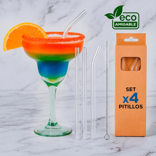 Pitillos de Vidrio Ecológicos MANA-004