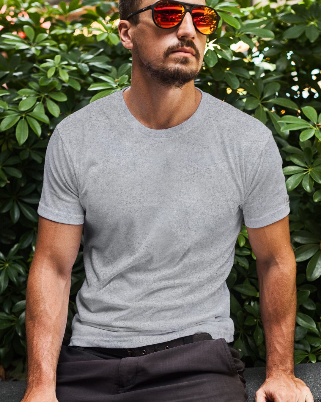 Gray helmet for bikers